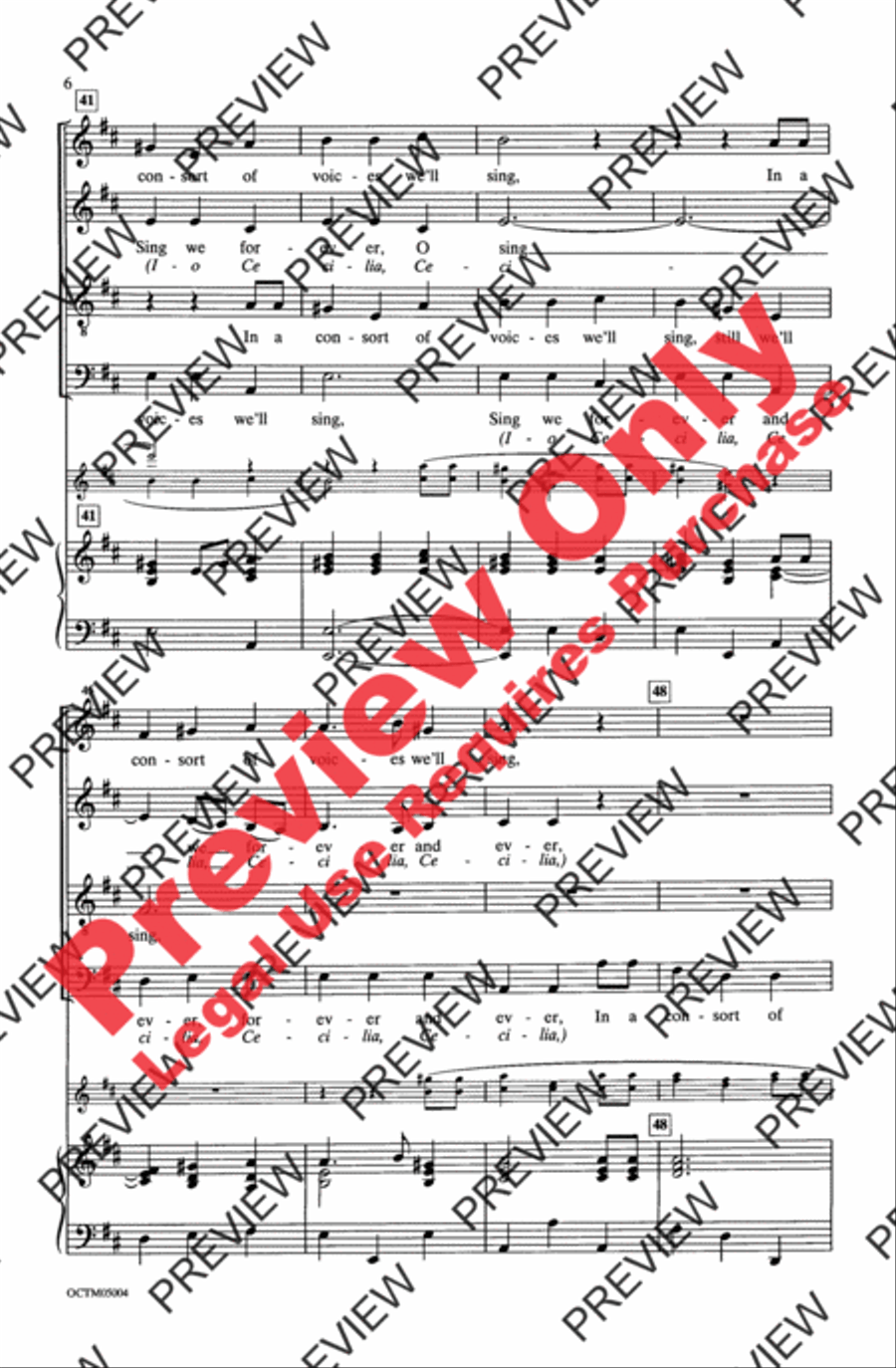 In a Consort of Voices 4-Part scores gallery preview page 6
