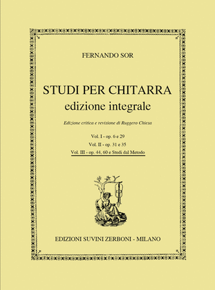 Book cover for Studi Per Chitarra Vol. 3
