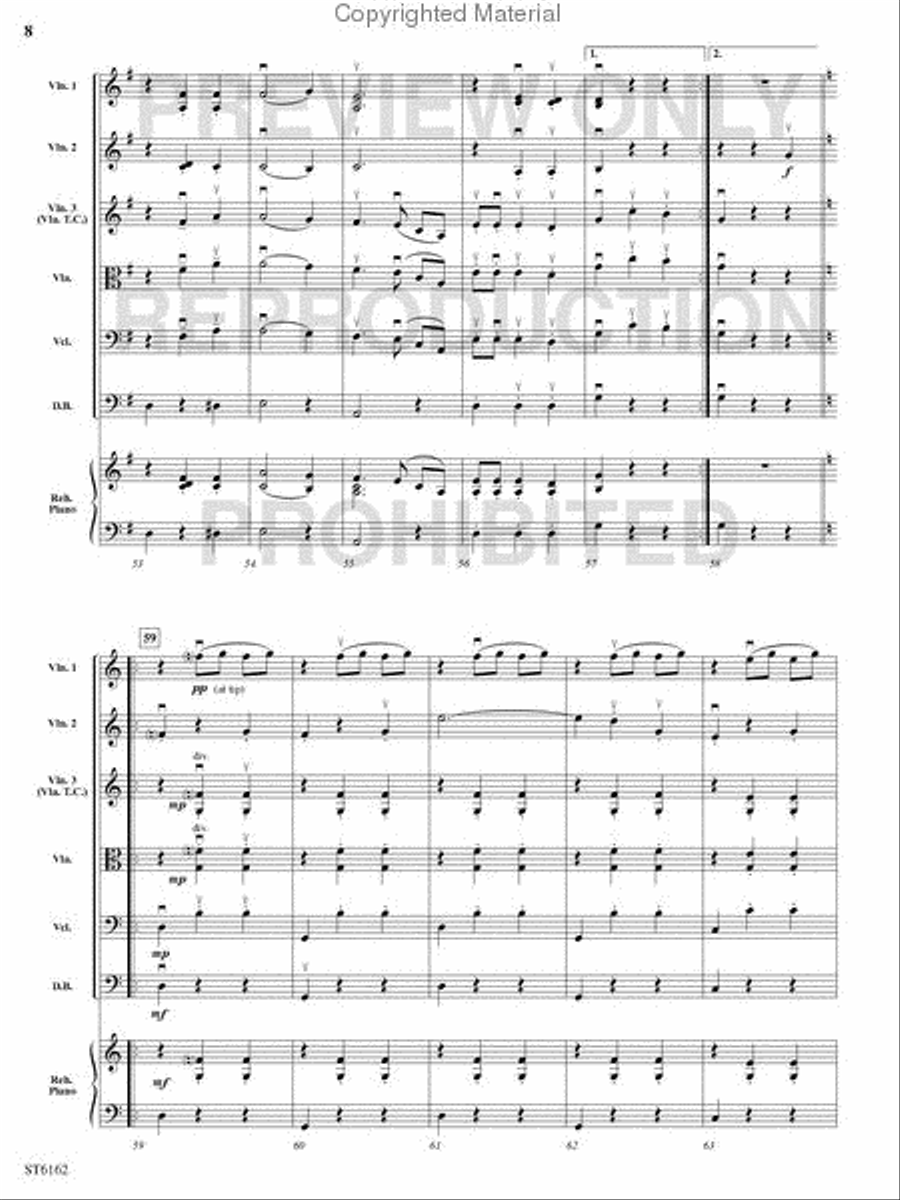 The Blue Danube String Orchestra scores gallery preview page 7