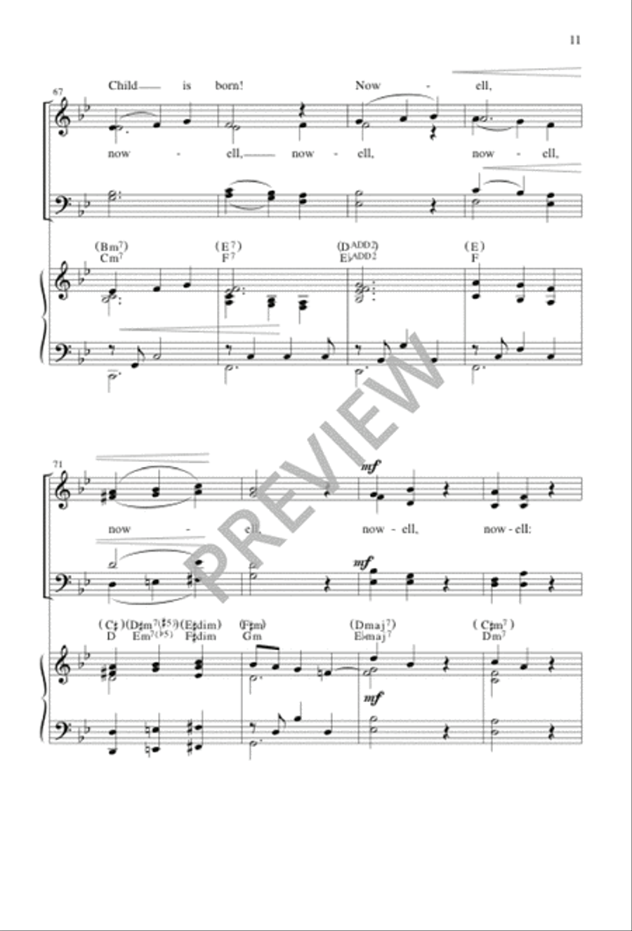 Nowell, Nowell Nowell, Nowell 4-Part scores gallery preview page 11