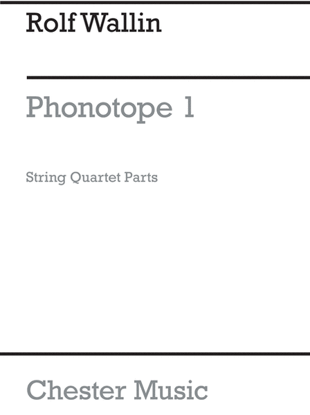 Phonotope 1 (Parts)