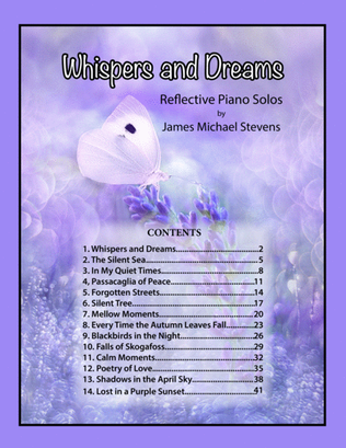 Whispers and Dreams Piano Book
