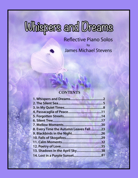 Whispers and Dreams Piano Book image number null