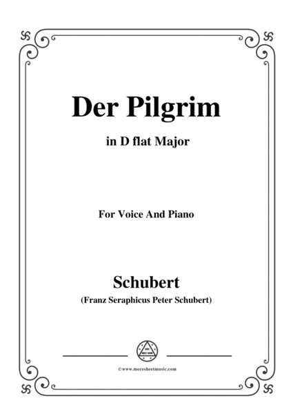 Schubert-Der Pilgrim(Der Pilgrim),Op.37 No.1,in C sharp Major,for Voice&Piano image number null
