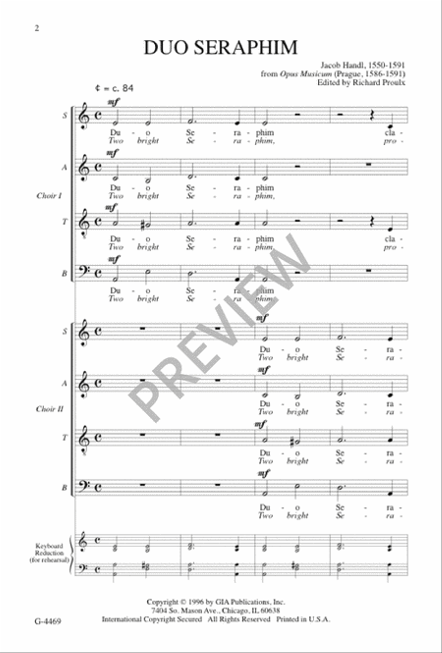 Duo Seraphim Duo Seraphim 4-Part scores gallery preview page 2