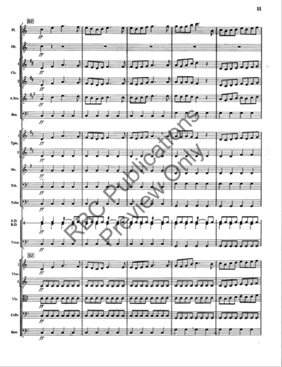 Finale From Symphony #5 (Score) Full Orchestra scores gallery preview page 14