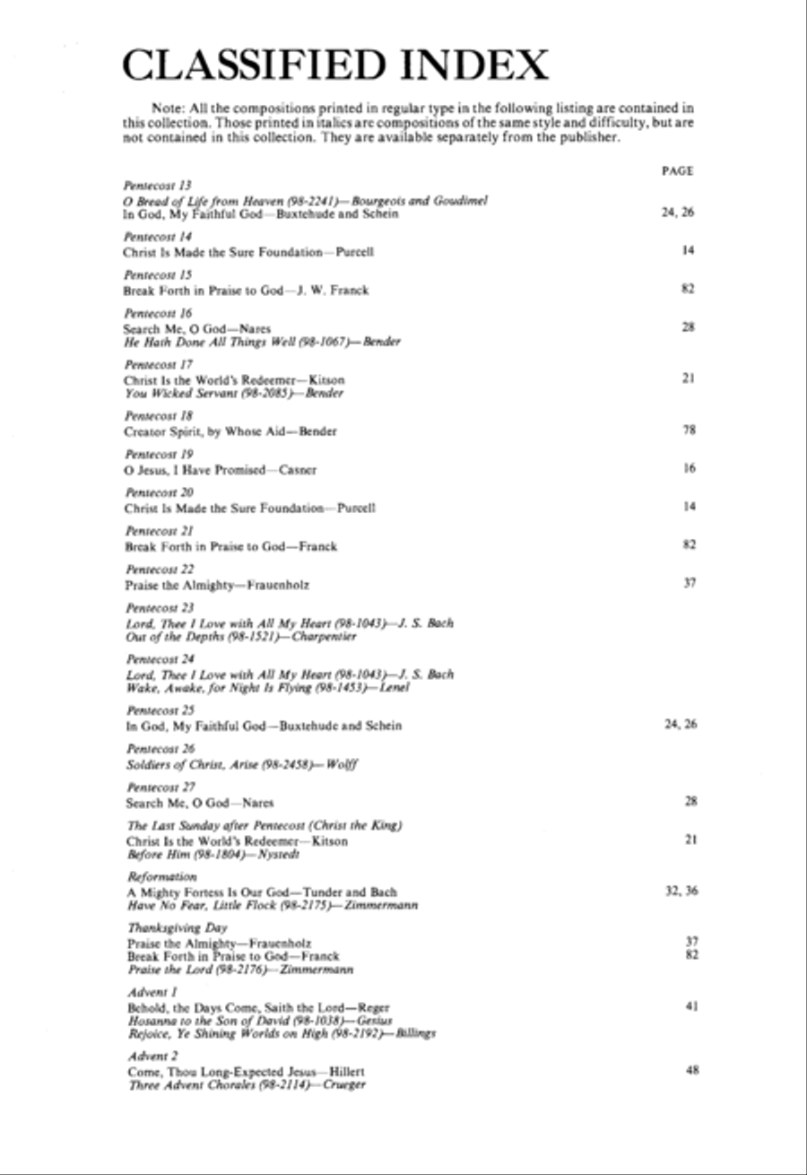 The Church Choir Book, Set II 4-Part scores gallery preview page 3