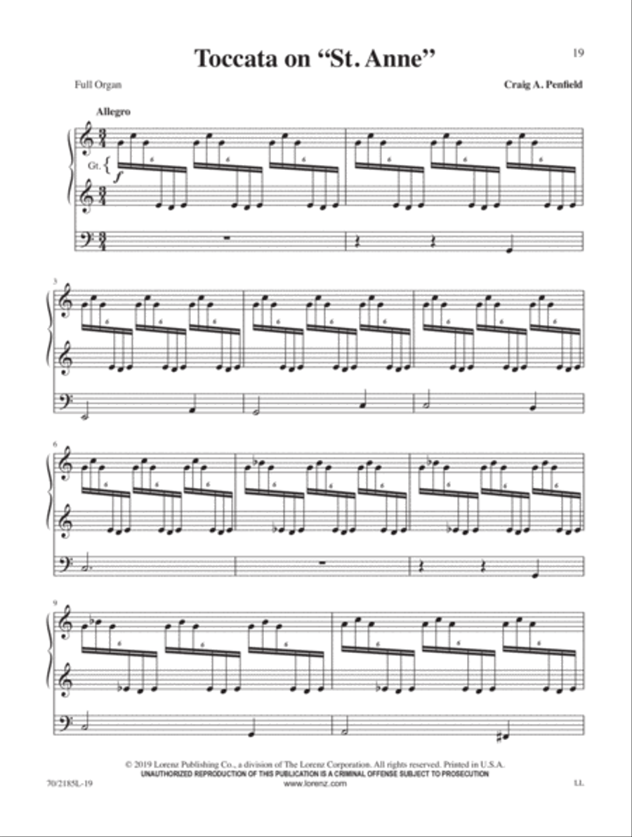 Fanfares, Trumpet Tunes, and Toccatas Trumpet scores gallery preview page 9