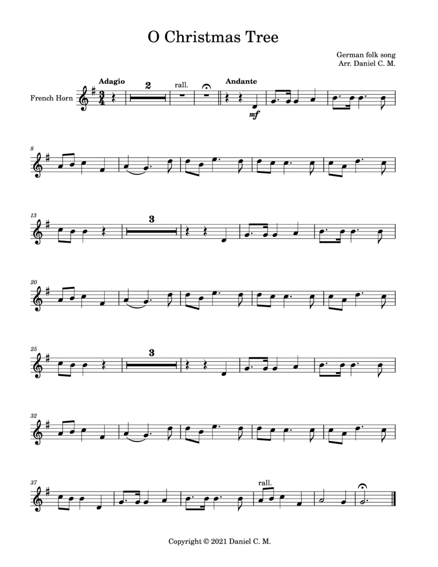 Christmas french horn cheap