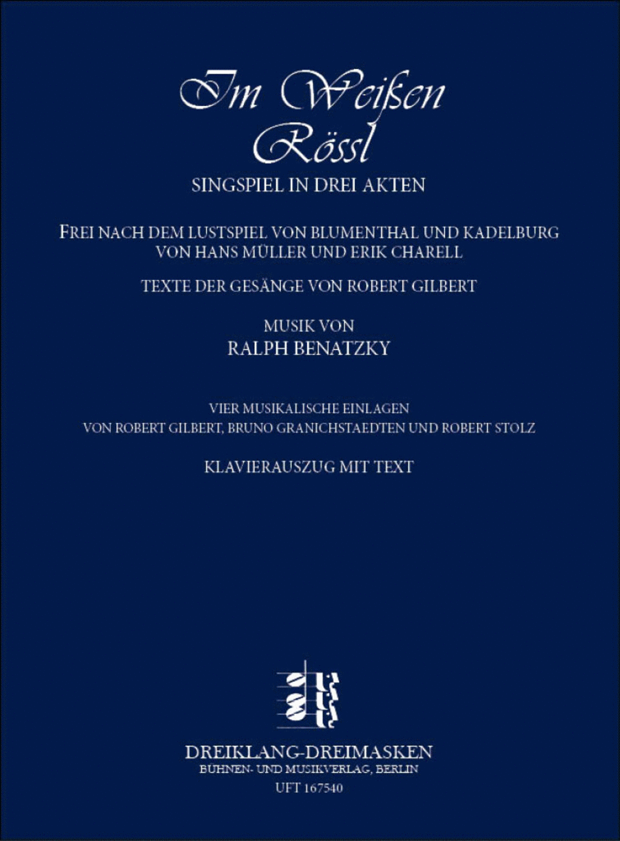 Im weißen Rössl Piano scores gallery preview page 1
