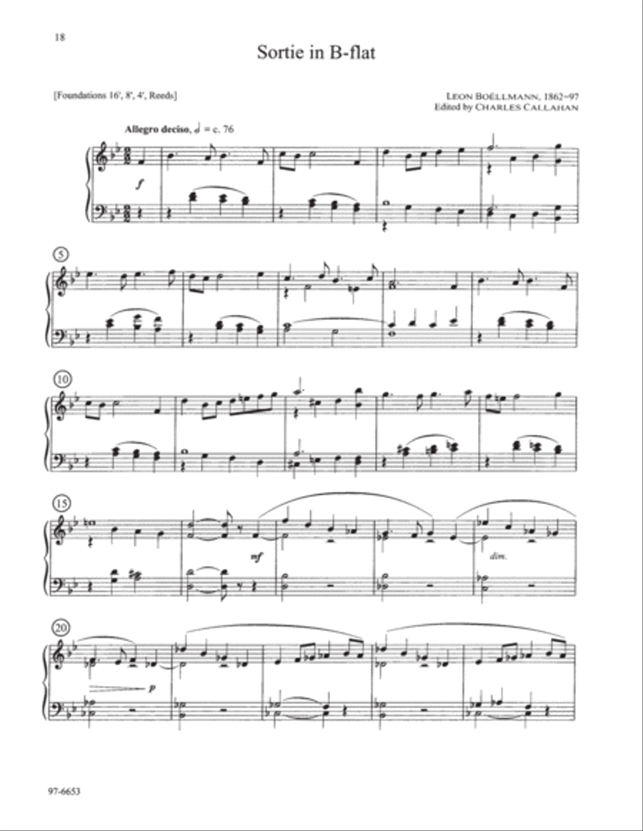 Preludes and Postludes for Manuals, Vol. 3 Organ scores gallery preview page 8