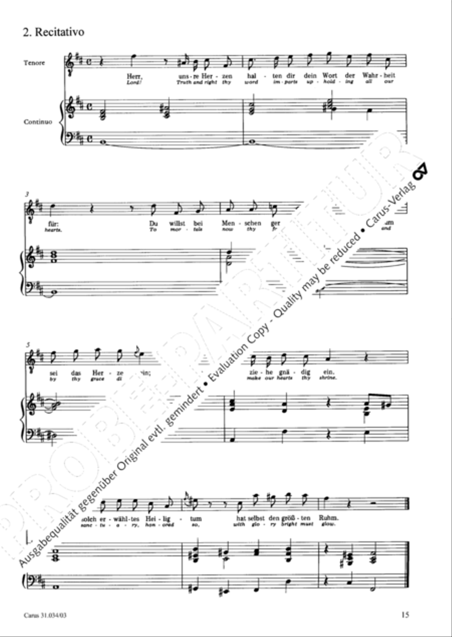 O fire everlasting (O ewiges Feuer, o Ursprung der Liebe) ATB scores gallery preview page 16