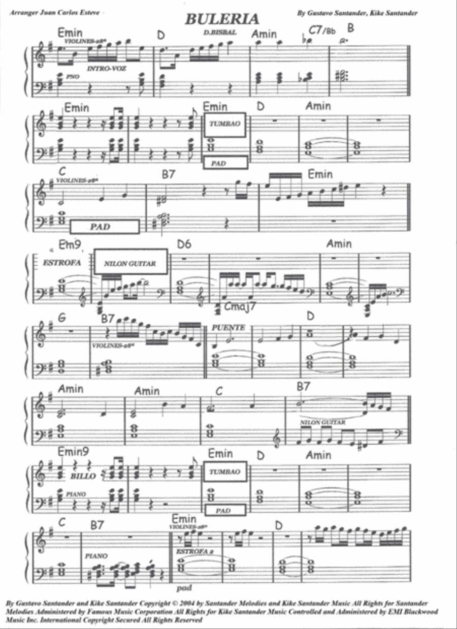 Buleria Easy Piano scores gallery preview page 2