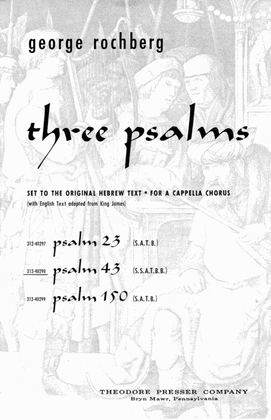Three Psalms: Psalm 43