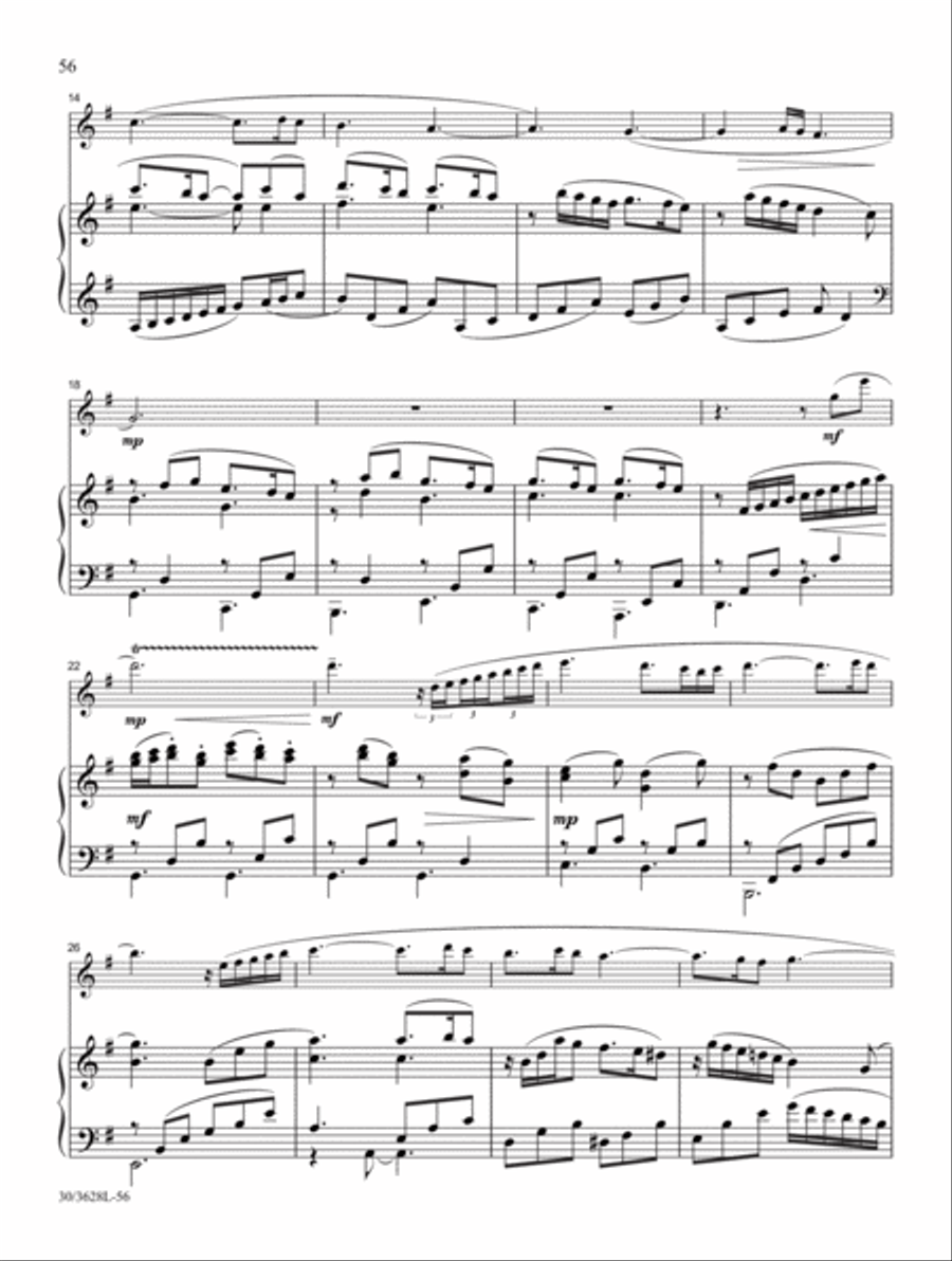Flute Solos for Worship, Vol. 3 Flute Solo scores gallery preview page 16