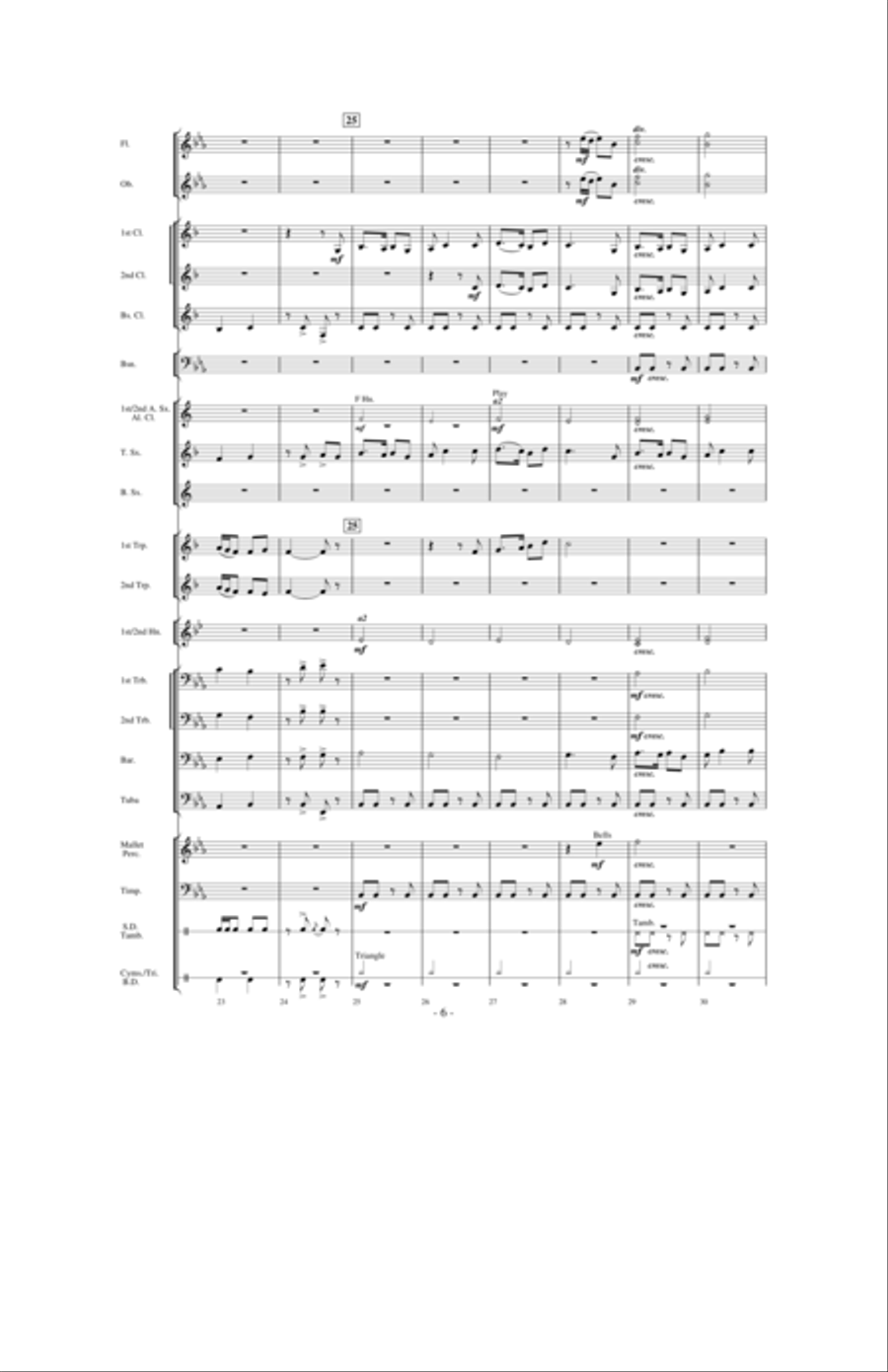 Aspen Overture Concert Band scores gallery preview page 5