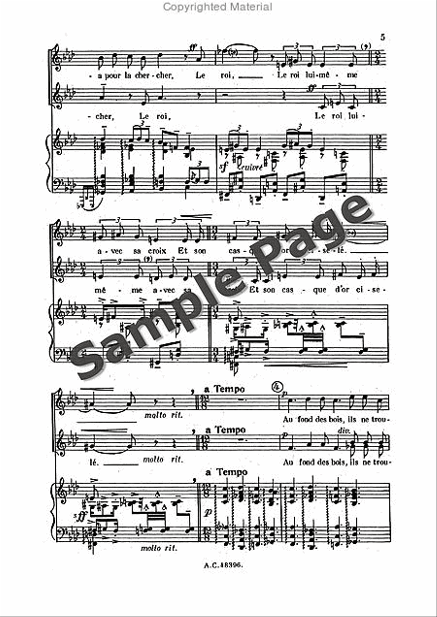 Bernier R Sortileges Ingenus (ep) Women's Choir scores gallery preview page 6