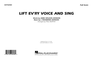 Lift Ev'ry Voice and Sing (arr. Paul Murtha) - Conductor Score (Full Score)