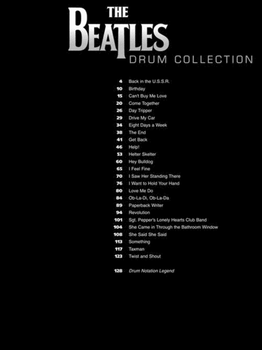 The Beatles Drum Collection Voice scores gallery preview page 3