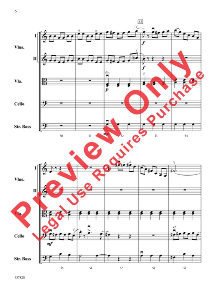 Waltzer Waltzer String Orchestra scores gallery preview page 7