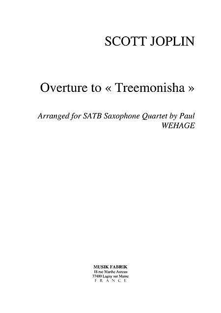  Treemonisha  Overture
