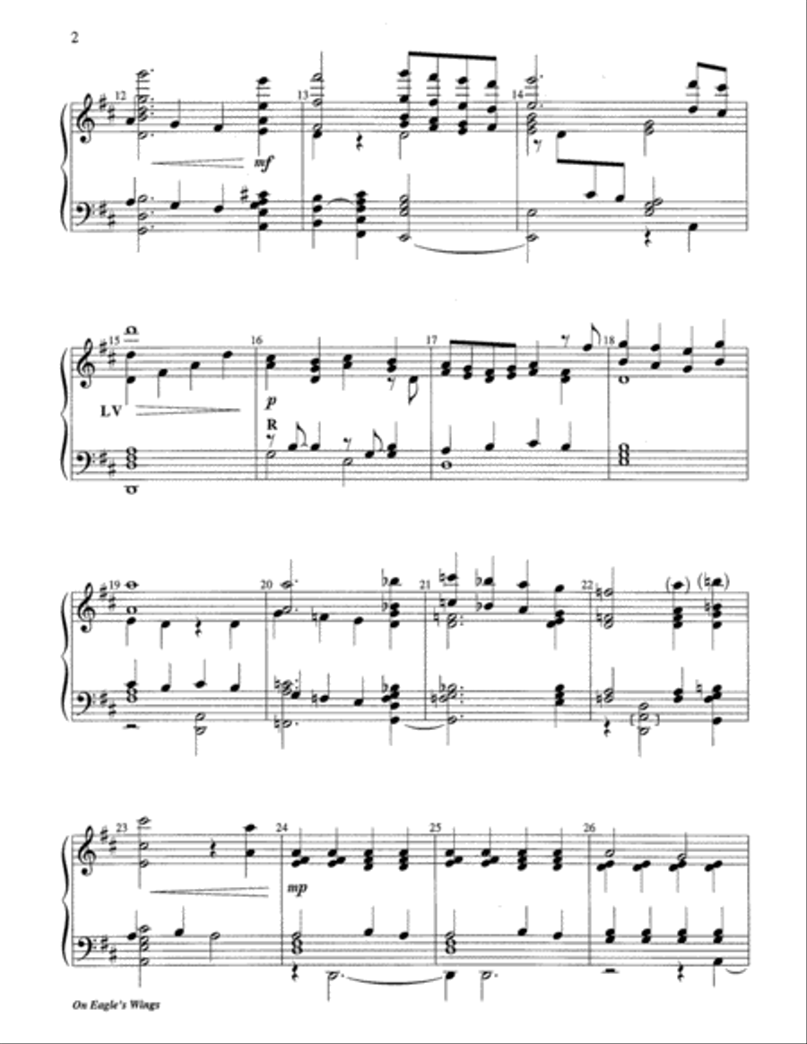 On Eagle's Wings 4-Part scores gallery preview page 3