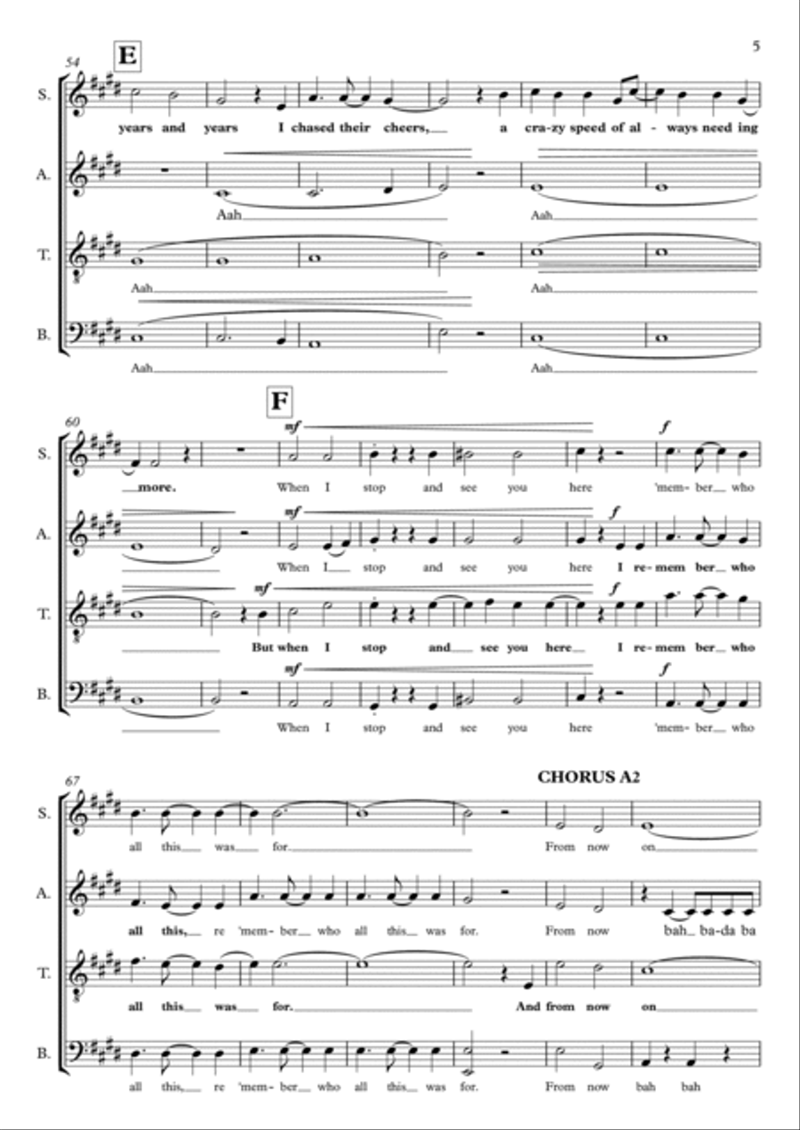From Now On 4-Part scores gallery preview page 5