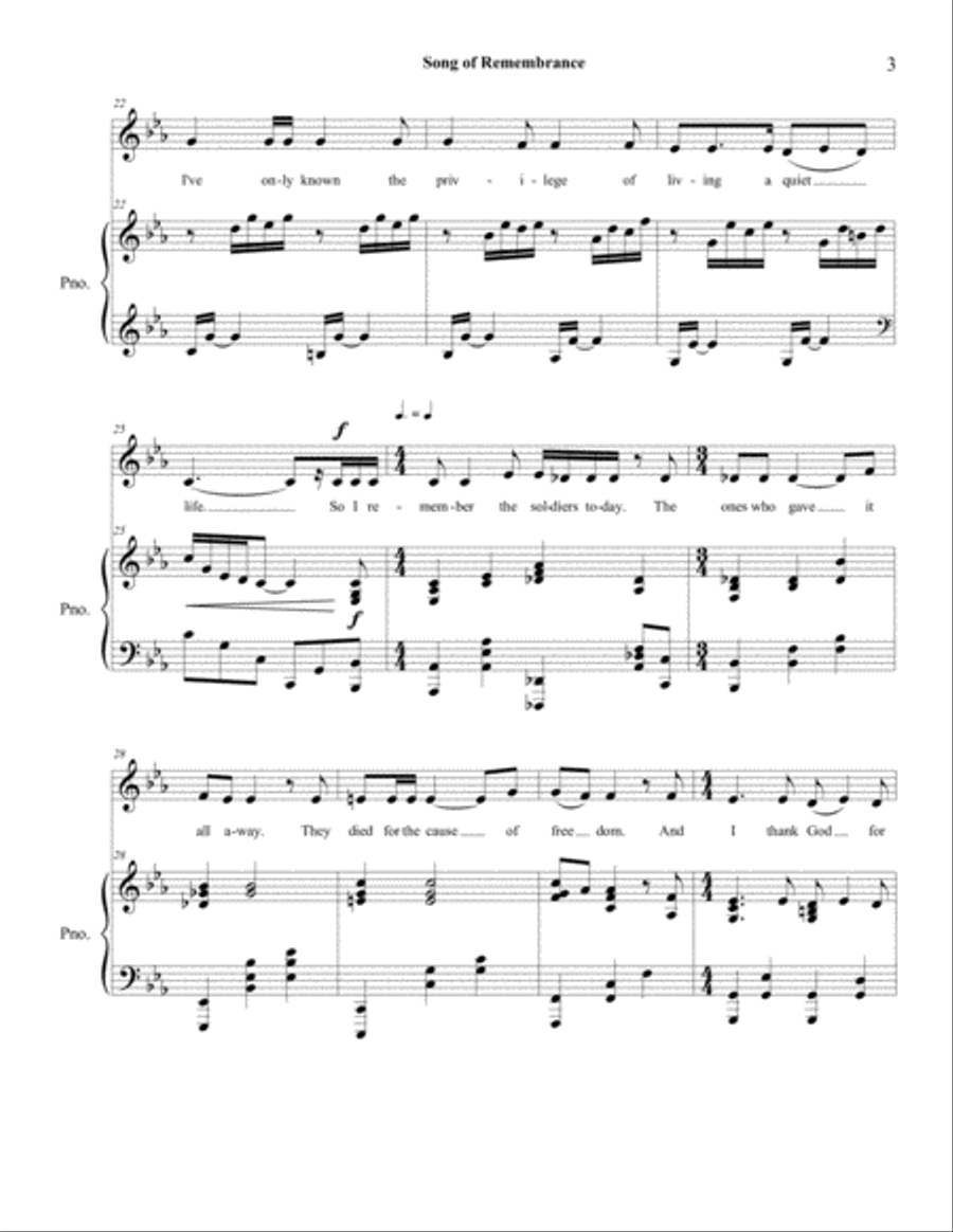 Song of Remembrance Song of Remembrance Voice scores gallery preview page 3
