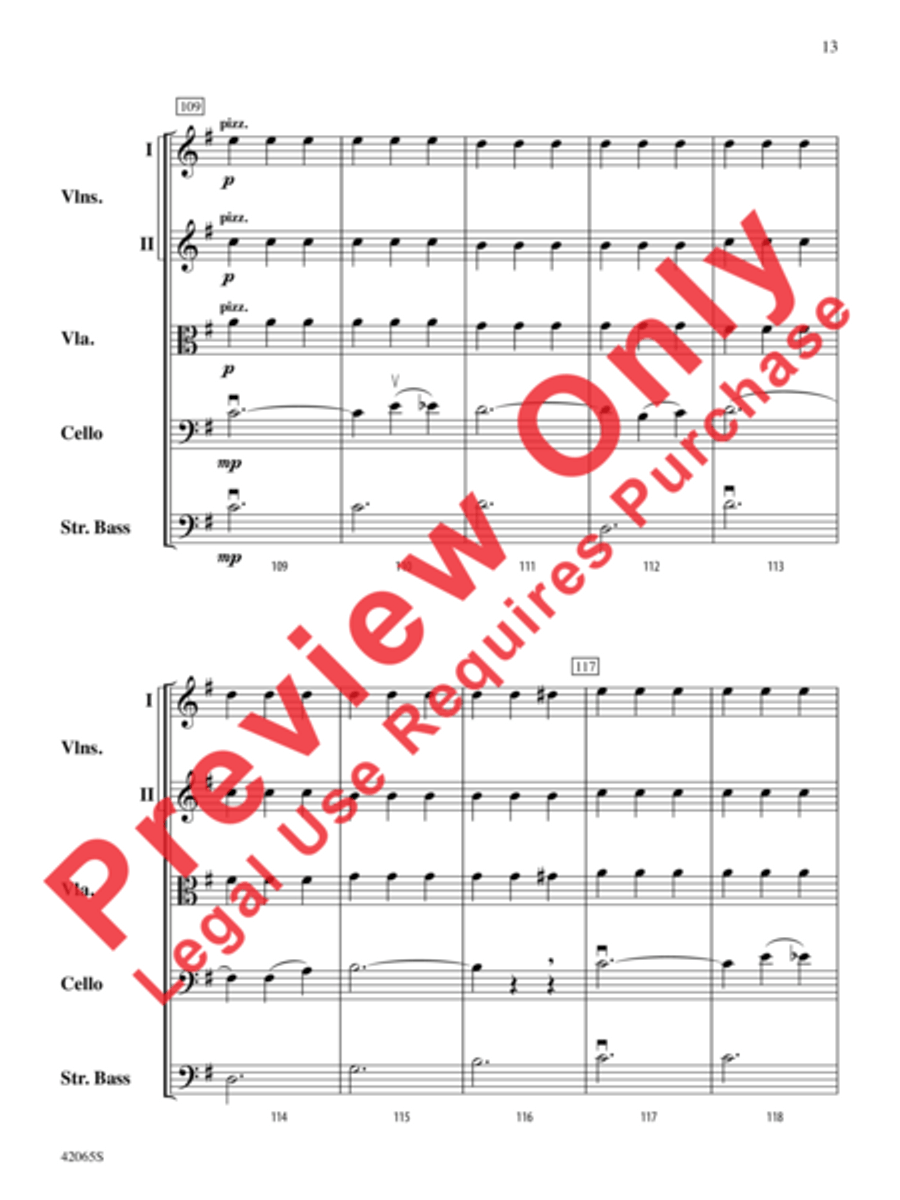 Les Patineurs String Orchestra scores gallery preview page 14