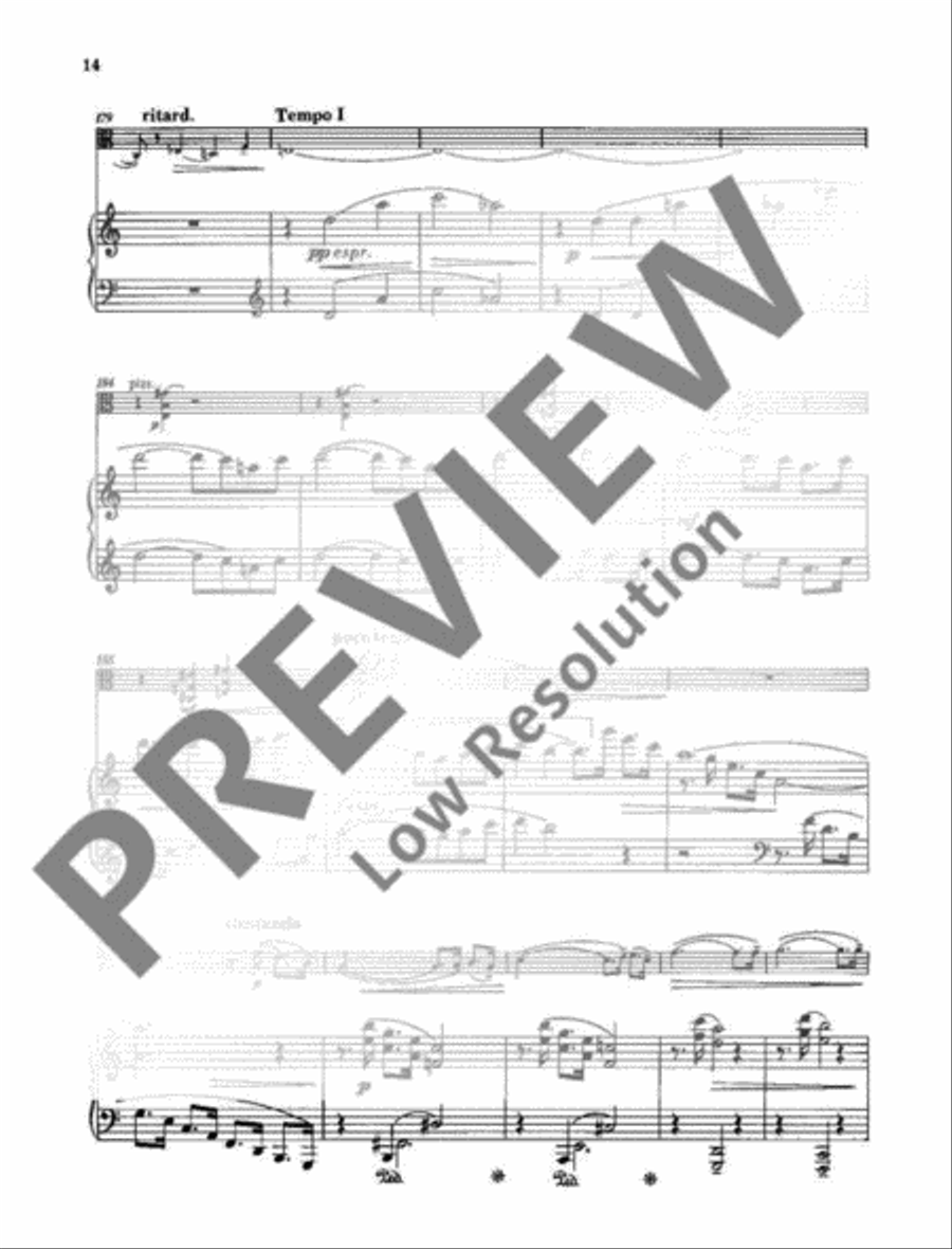 Sonata in E Sonata in E Piano Accompaniment scores gallery preview page 15