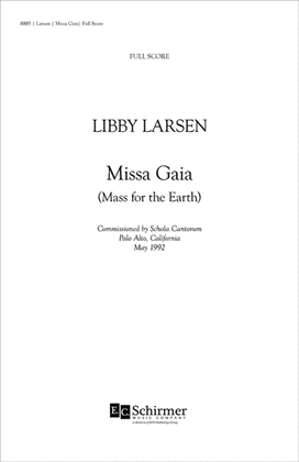 Book cover for Missa Gaia: Mass for the Earth (Additional String Ensemble Score)