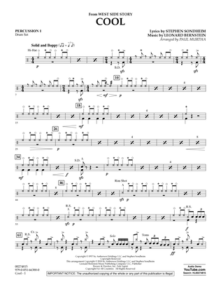 Cool (from West Side Story) (arr. Murtha) - Percussion 1