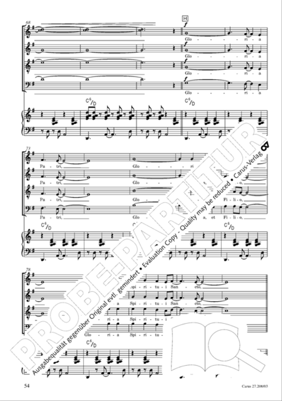 Magnificat 4-Part scores gallery preview page 55
