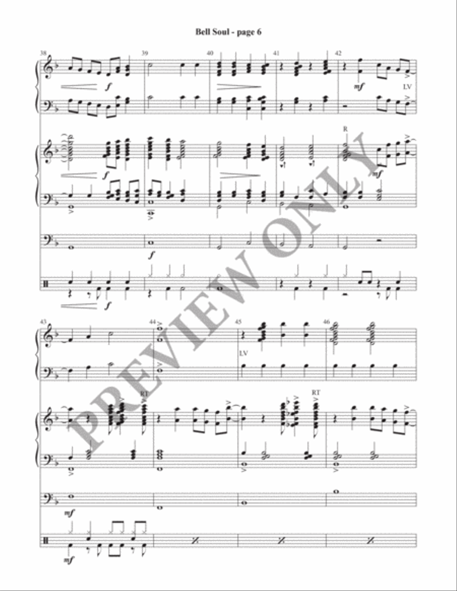 Bell Soul (Director's Score) Handbell Choir scores gallery preview page 7
