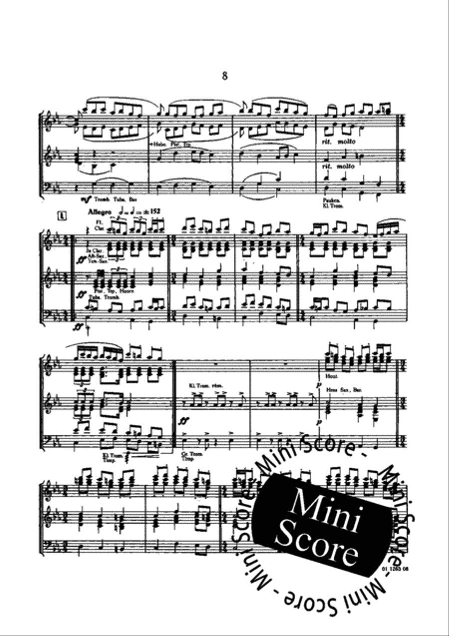 Choral Fantasy Fanfare Band scores gallery preview page 11