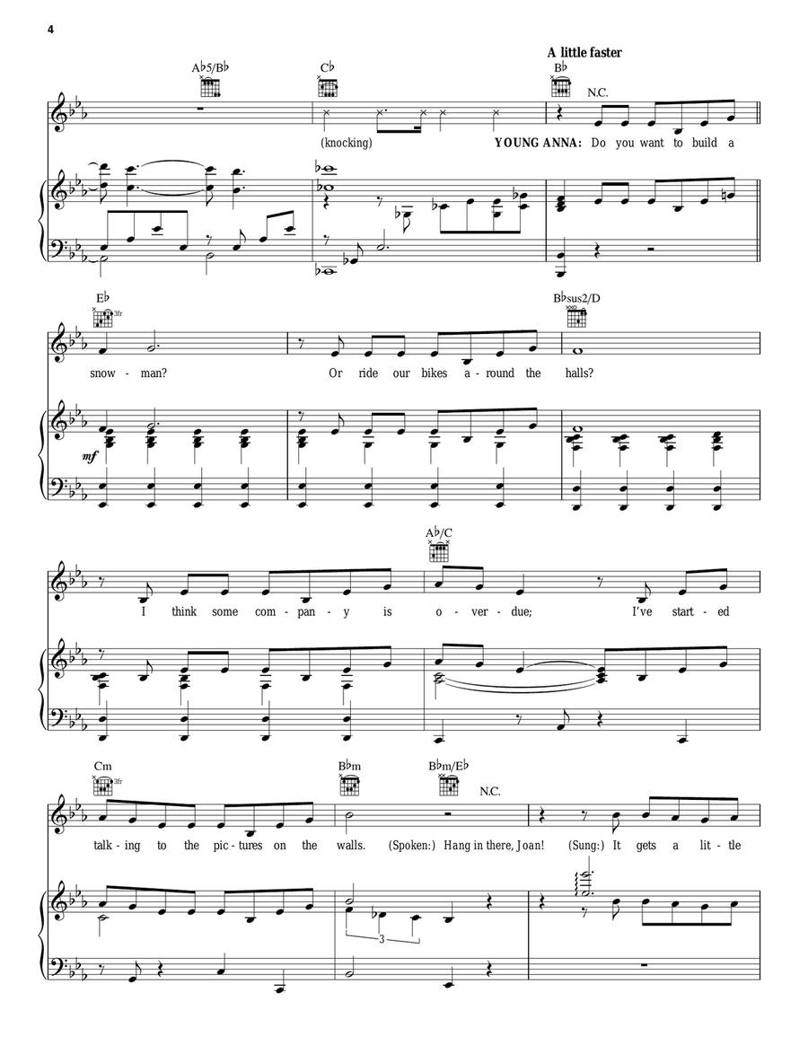 Do You Want To Build A Snowman? (from Frozen) Guitar scores gallery preview page 4