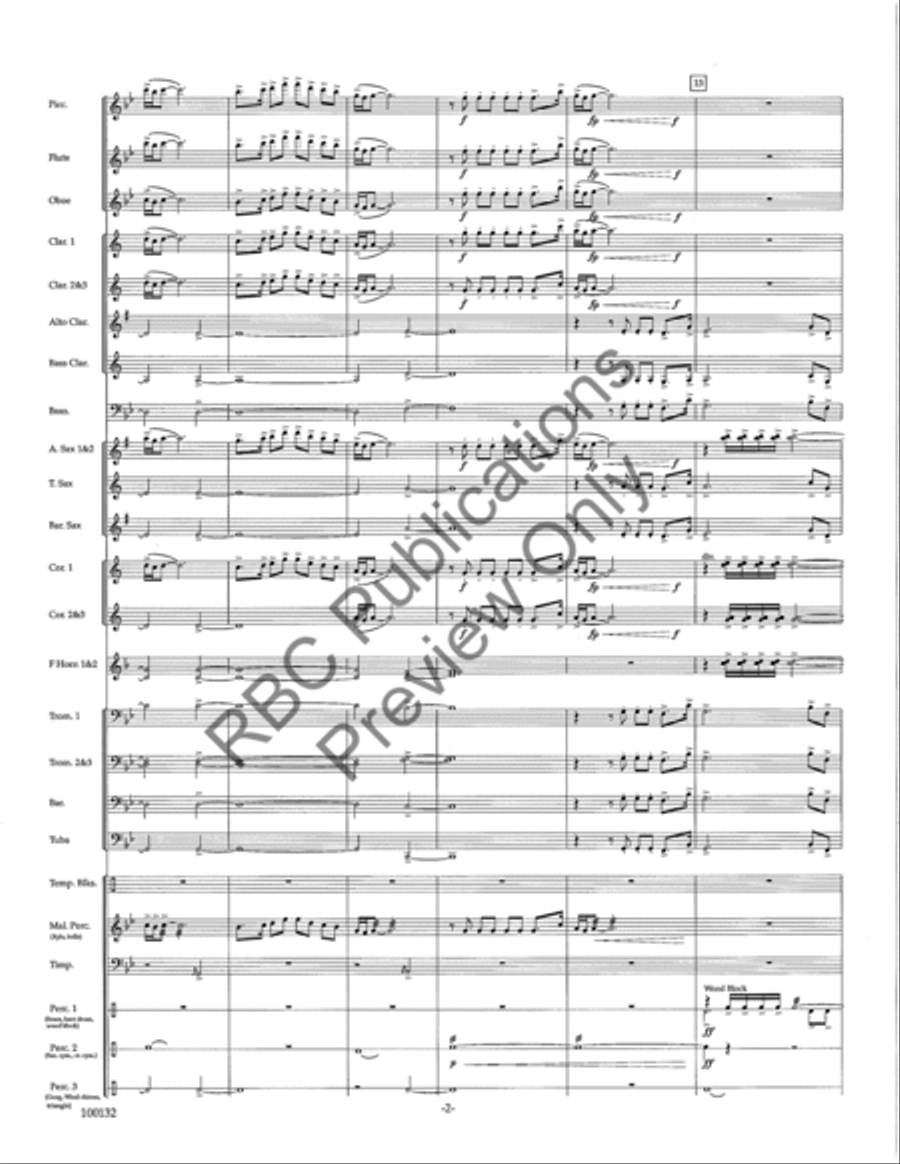 Dance Of Fire Dance Of Fire Concert Band scores gallery preview page 5