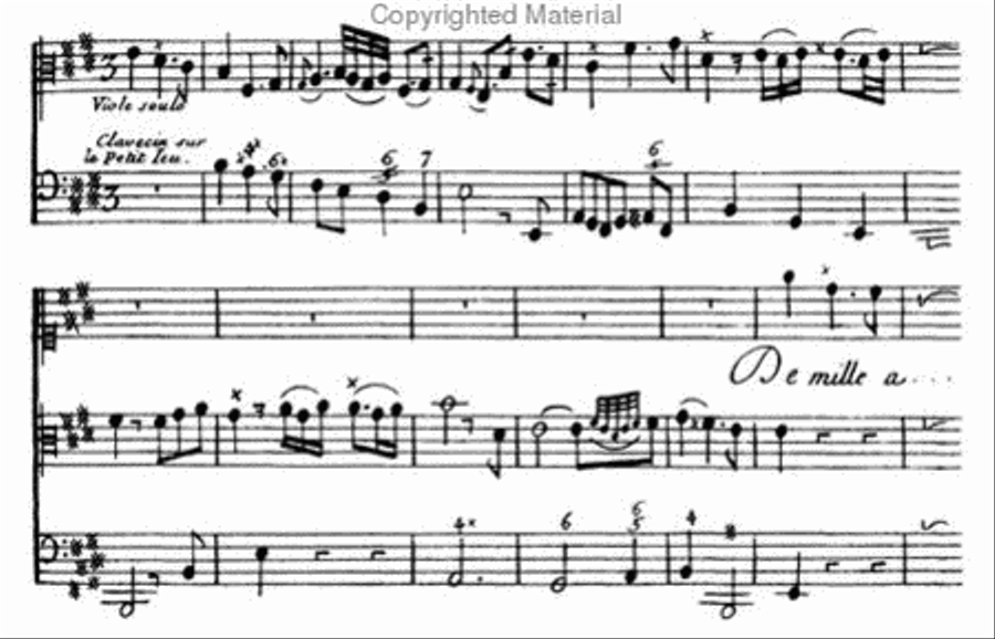 French cantatas - Book II Flute scores gallery preview page 3