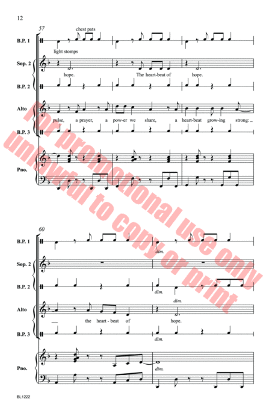 Hope, Peace, Joy: A Trilogy Choir scores gallery preview page 13