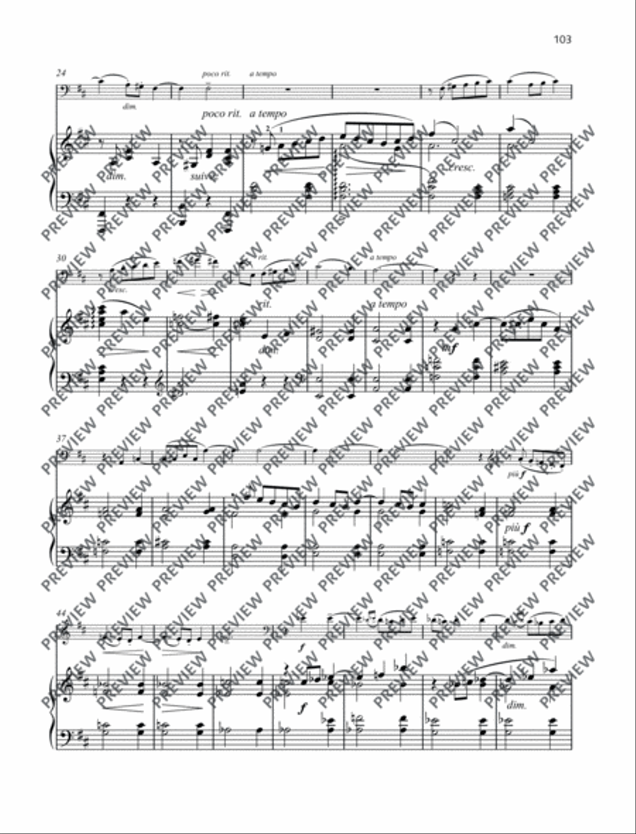 Sérénade Piano Accompaniment scores gallery preview page 3