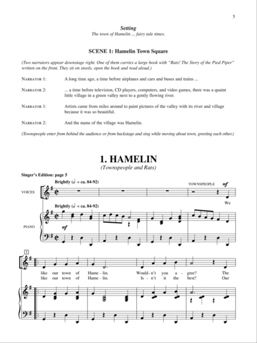 Rats! The Story of the Pied Piper - Performance Pack Choir scores gallery preview page 3