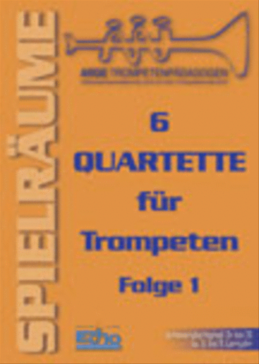 6 Quartette für Trompeten Trumpet scores gallery preview page 1