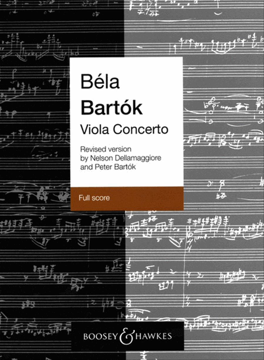 Viola Concerto, Op. Posth. Orchestra scores gallery preview page 1