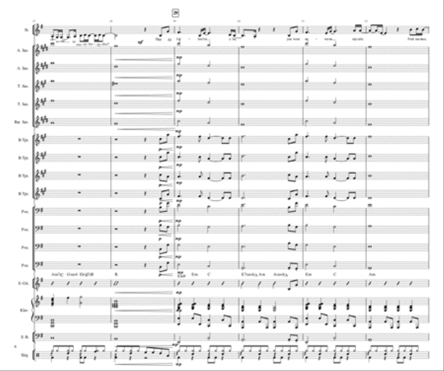No Time To Die Jazz Ensemble scores gallery preview page 6