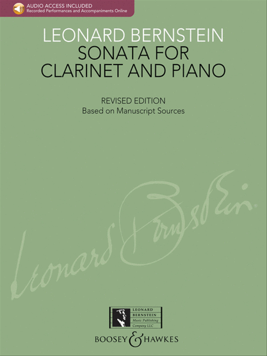 Sonata for Clarinet and Piano Clarinet Solo scores gallery preview page 1