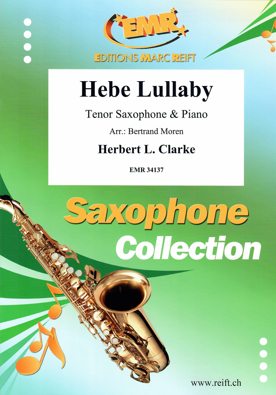 Hebe Lullaby Tenor Saxophone scores gallery preview page 1