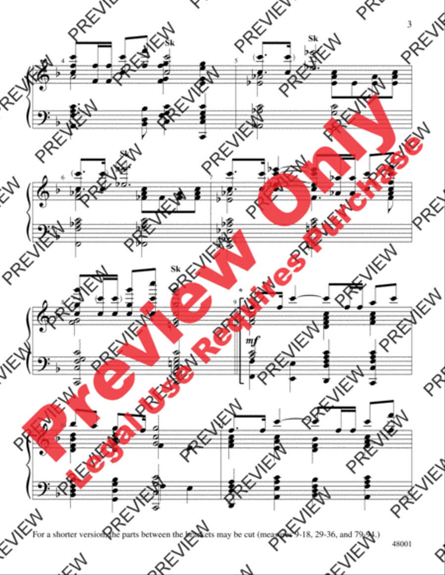Jubilate Deo Handbell Choir scores gallery preview page 3