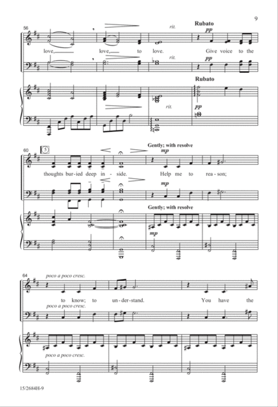 Music, Give Voice! Music, Give Voice! 4-Part scores gallery preview page 10