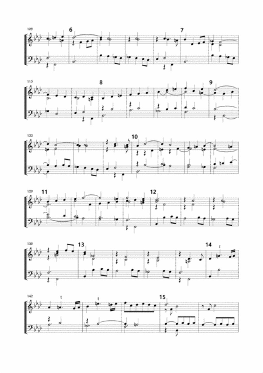 PASSACAGLIA - B. Storace - For organ 2 staff