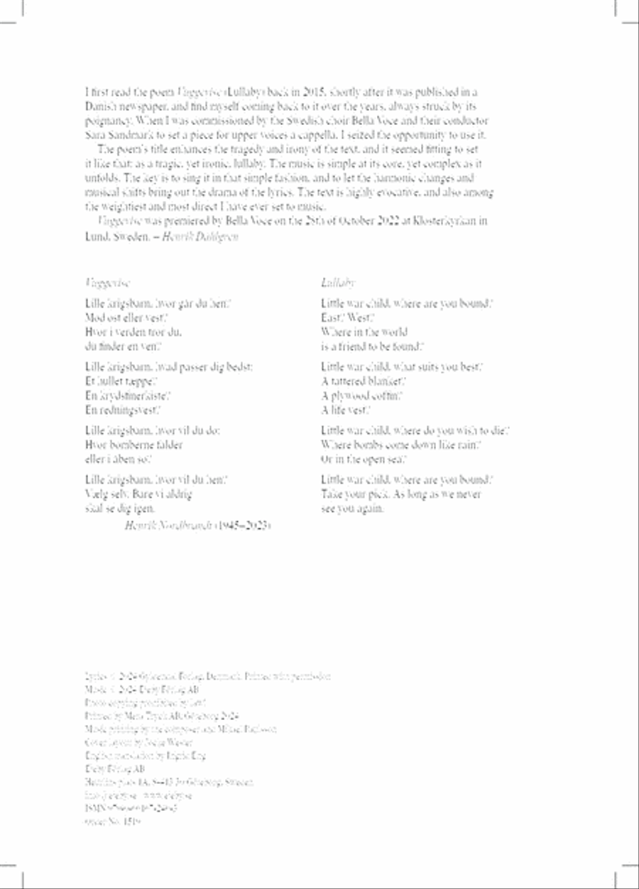 Vuggevise SSAA scores gallery preview page 2